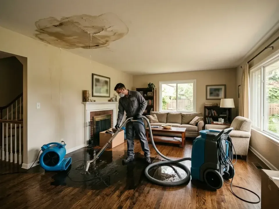 attic-pipe-burst-ceiling-drip-008 — frequently asked questions, Water Damage Restoration & Carpet Care in Smithville, TX